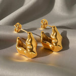 Load image into Gallery viewer, Lava Flow Mini Hoops Earrings