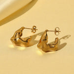 Load image into Gallery viewer, Lava Flow Mini Hoops Earrings