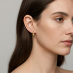 Load image into Gallery viewer, Sculptura Twist Hoops Earrings