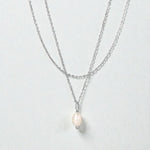 Load image into Gallery viewer, Elora Tiered Pearl Necklace