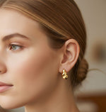 Load image into Gallery viewer, Lava Flow Mini Hoops Earrings