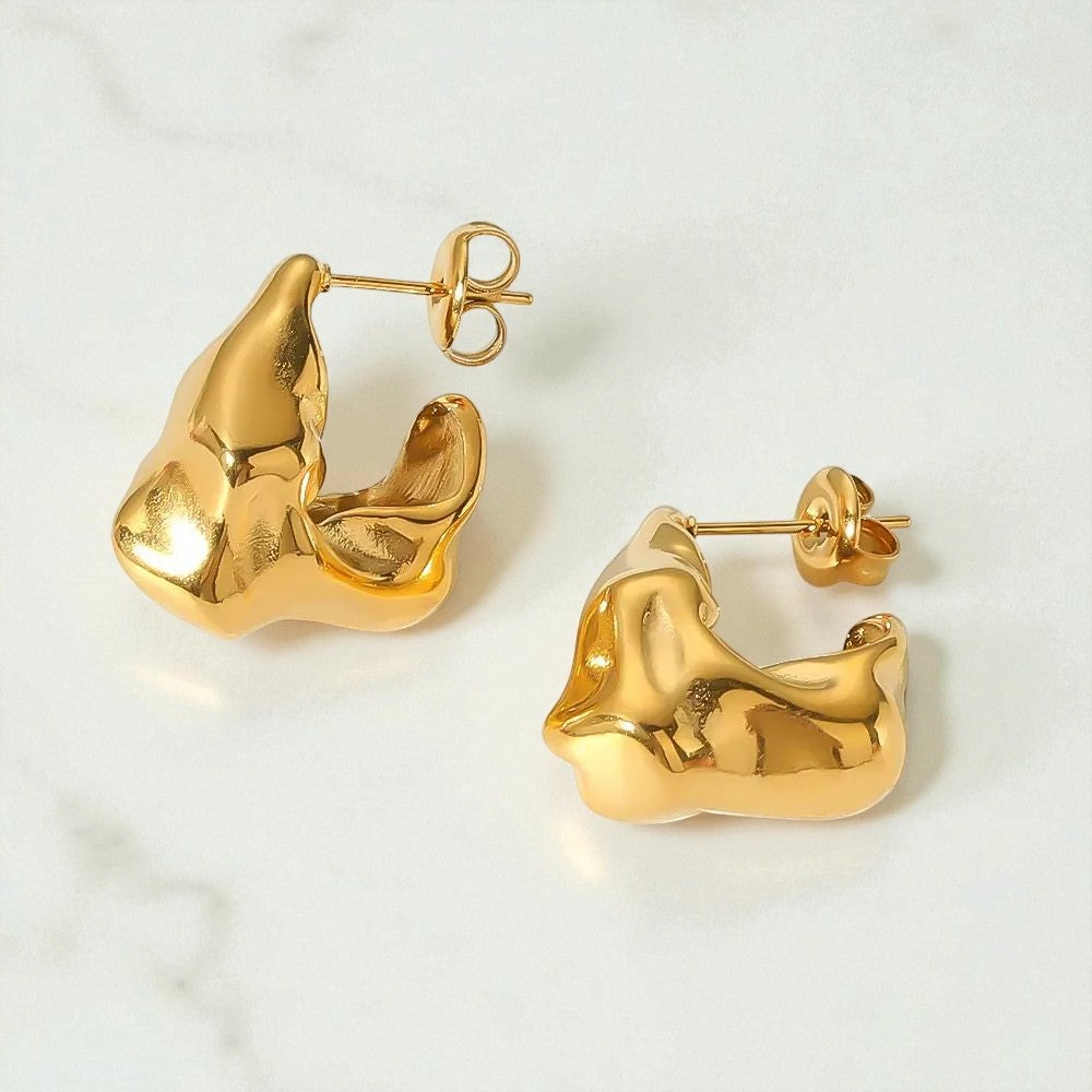 Lava Flow Mini Hoops Earrings