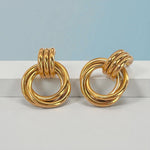Load image into Gallery viewer, Solara Twist Earrings
