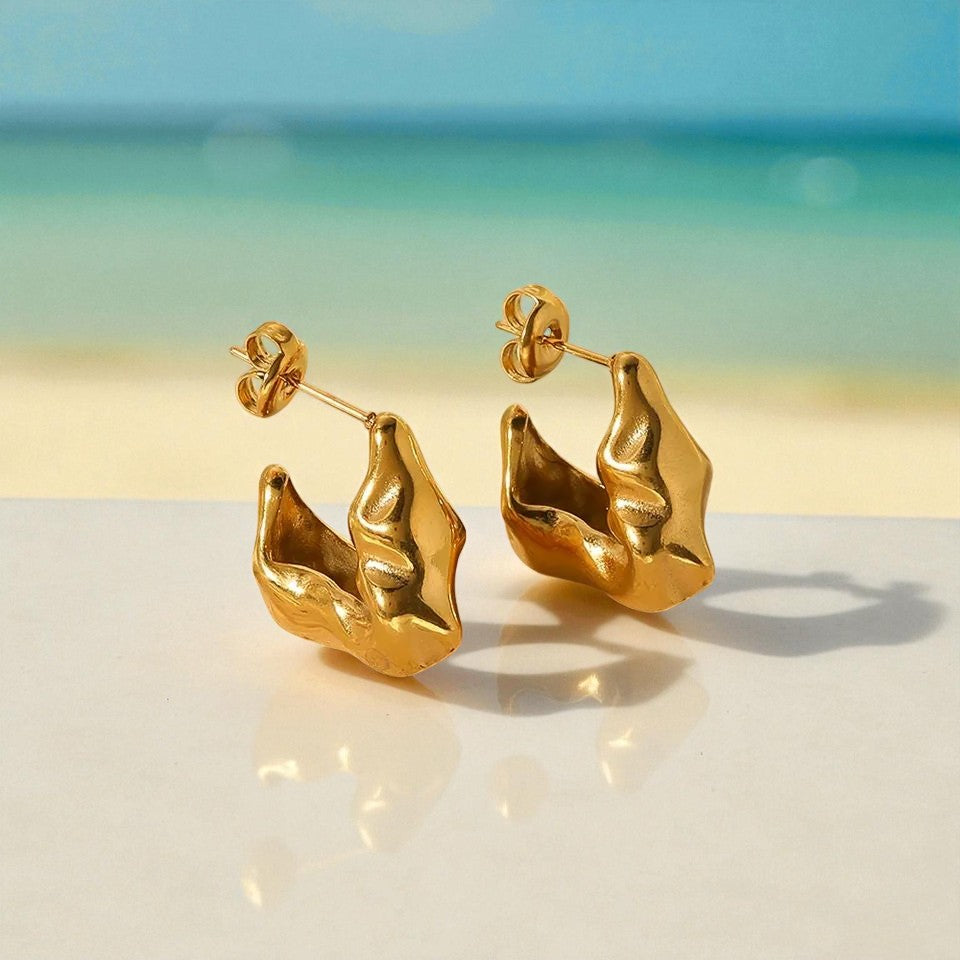 Lava Flow Mini Hoops Earrings