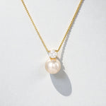 Load image into Gallery viewer, Evelyn Radiant Pearl Pendant
