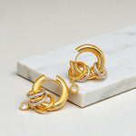 Load image into Gallery viewer, Nova Mixed Ring Hoops Earrings
