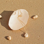 Load image into Gallery viewer, Opaline Coin Drop Necklace
