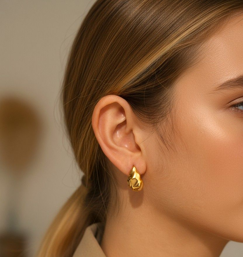 Lava Flow Mini Hoops Earrings