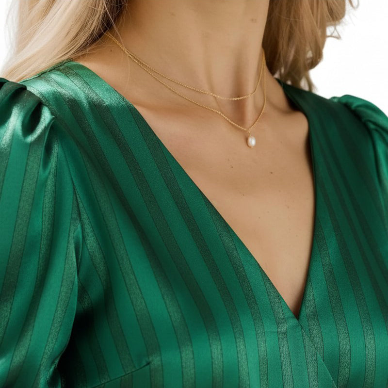 Elora Tiered Pearl Necklace