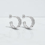 Load image into Gallery viewer, Vanta Cut Hoops
