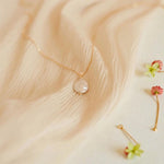 Load image into Gallery viewer, Opaline Coin Drop Necklace
