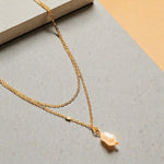 Load image into Gallery viewer, Elora Tiered Pearl Necklace
