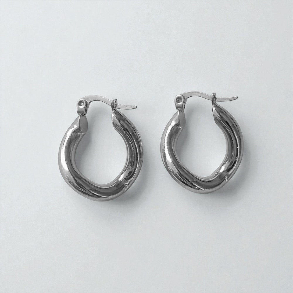 Solara Twist Hoops