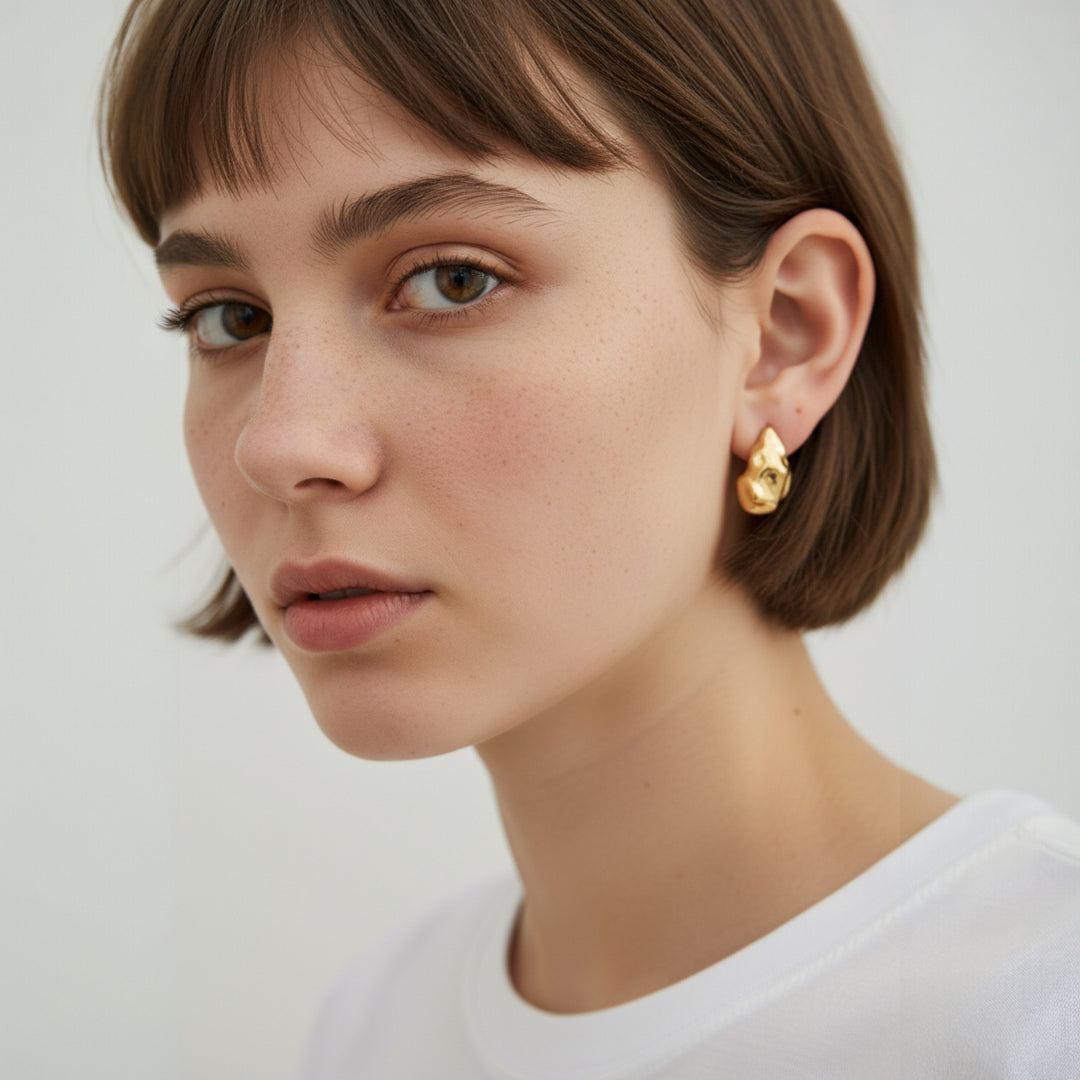 Lava Flow Mini Hoops Earrings