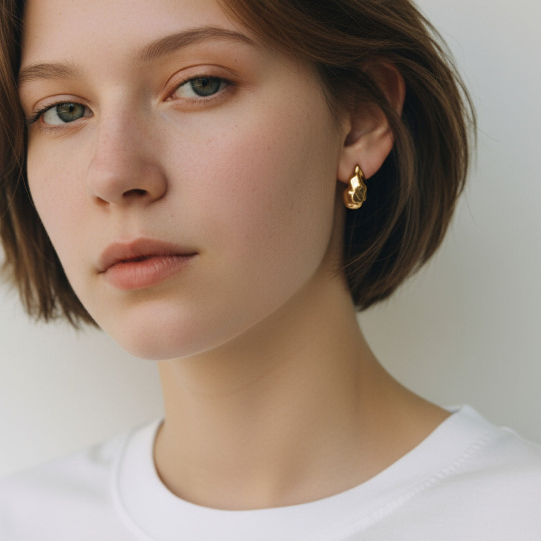 Lava Flow Mini Hoops Earrings